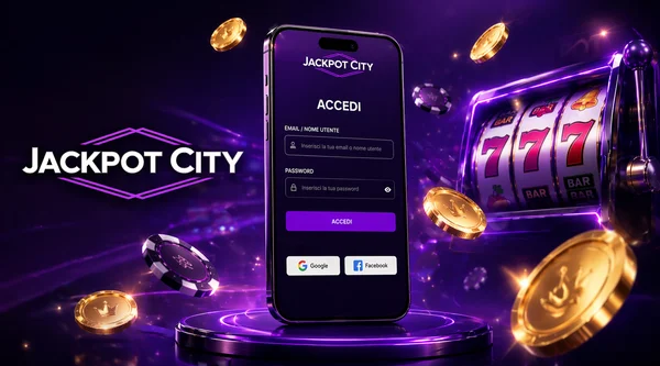 JackpotCity Login — Come Accedere al Tuo Account